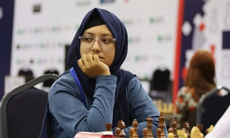 জাতীয় মহিলা দাবায় হ্যাটট্রিক চ্যাম্পিয়ন ঢাবির শিক্ষার্থী নোশিন আনজুম