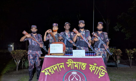 বিজিবির অভিযানে একমাসে দুই কোটি ১৭ লক্ষ টাকার ভারতীয় পণ্য আটক