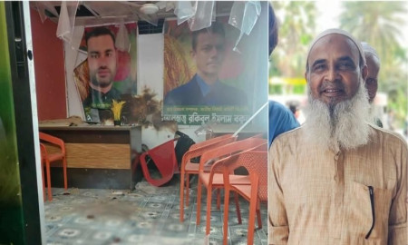 কুয়েট সংলগ্ন বিএনপি নেতার অফিসে বোমা হামলা-গুলি বর্ষণ, শিক্ষক নিহত