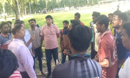 জাবিপ্রবির মাঠ বহিরাগতমুক্ত রাখতে প্রক্টরিয়াল বডির অভিযান
