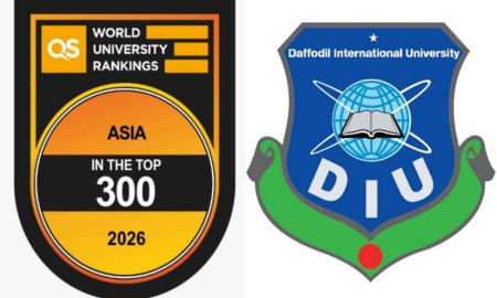 এশিয়ার শীর্ষ ২৩০ বিশ্ববিদ্যালয়েস্থান পেল ড্যাফোডিল ইউনিভার্সিটি 
