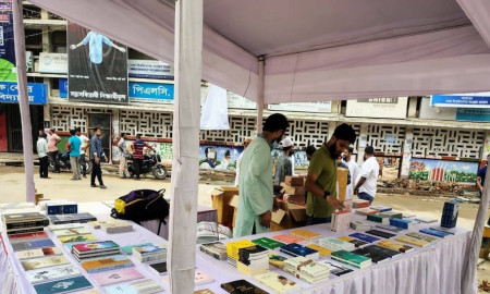 ঢাবি টিএসসিতে শীতকালীন বইমেলা শুরু