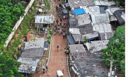 টেকনাফে রোহিঙ্গা ক্যাম্পে গোলাগুলি