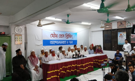 মঙ্গলবার লাখ লাখ লোকের সমাবেশ হবে: ৮ দল