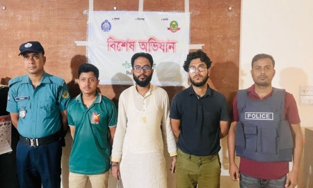 ছাত্রলীগ নেতাকে থানায় দিতে গিয়ে গ্রেপ্তার আপ বাংলাদেশের নেতাসহ ৩
