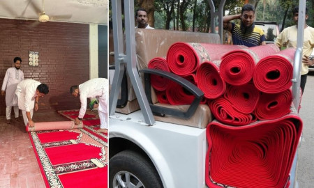 কমনরুম, মসজিদ ও লাইব্রেরিতে কার্পেট দিল ডাকসু