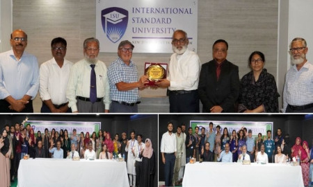 শান্তি ও অহিংস বার্তা নিয়ে আইএসইউতে অনুপ্রেরণামূলক সেমিনার