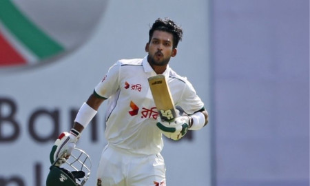 রানপাহাড়ে চড়ে ইনিংস ঘোষণা বাংলাদেশের