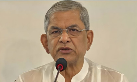 বাংলাদেশের ওপর ভারতের দাদাগিরি বন্ধ করে বন্ধুসুলভ আচরণের আহ্বান মির্জা ফখরুলের