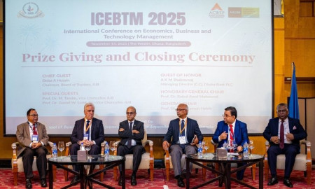 আইইউবির আয়োজনে ঢাকার ওয়েস্টিনে শেষ হলো দুই দিনের আন্তর্জাতিক সম্মেলন আইসিইবিটিএম