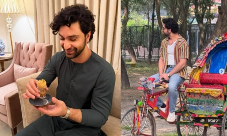 ঢাকায় রিকশা চালালেন জনপ্রিয় অভিনেতা আহাদ রাজা মীর