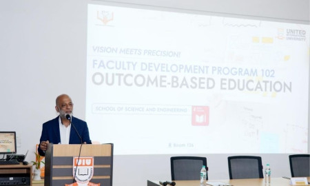 ইউআইইউ শিক্ষকদের ‘আউটকাম-বেসড এডুকেশন’ বিষয়ে প্রশিক্ষণ অনুষ্ঠিত