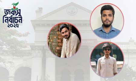 ছাত্রফ্রন্টের প্যানেলে থাকছেন গৌরব-ইভান-মারুফ