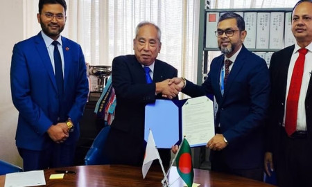 জাপানের ওকায়ামা শোকা বিশ্ববিদ্যালয় ও ইস্ট ওয়েস্ট ইউনিভার্সিটির মধ্যে সমঝোতা স্মারক স্বাক্ষর