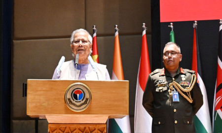 শান্তিপূর্ণ পরিবেশে নির্বাচন সম্পন্ন করতে সেনাবাহিনীর সহায়তা জরুরি: প্রধান উপদেষ্টা