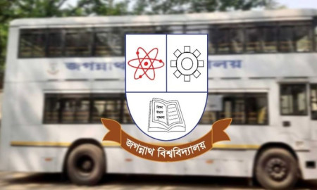 শিক্ষার্থীদের বাড়ি ফিরতে বাস দিচ্ছে জবি প্রশাসন
