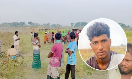 ধানক্ষেতে অন্তঃসত্ত্বা স্ত্রীর মরদেহ, আটক স্বামী