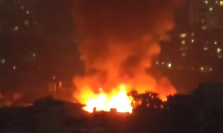 কড়াইল বস্তিতে আগুন, নিয়ন্ত্রণে ১১ ইউনিট