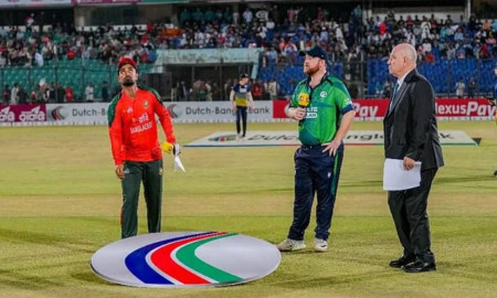 টসে হেরে ফিল্ডিংয়ে বাংলাদেশ