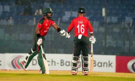 লিটনের ফিফটিতে সিরিজে সমতা ফেরাল বাংলাদেশ