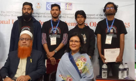 স্নাতক গণিত অলিম্পিয়াডে শীর্ষ দশের চারজনই চুয়েটের