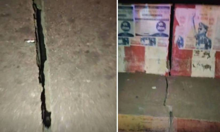 মতলব সেতুতে ফাটল, মরণফাঁদে লাখো মানুষ