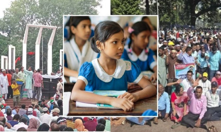 ফিরলেন মাধ্যমিক শিক্ষকরা, প্রাথমিক শিক্ষকদের আন্দোলনে অনিশ্চয়তায় কোমলমতিরা