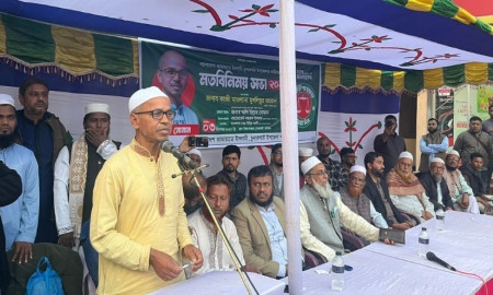 আমি নেতা নই, আপনাদের খাদেম হতে এসেছি : হবিগঞ্জে জামায়াতের প্রার্থী