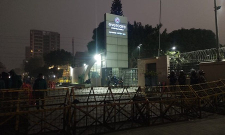 এভারকেয়ারে নিরাপত্তা জোরদার, পাশের মাঠে হেলিকপ্টার মহড়া আজ