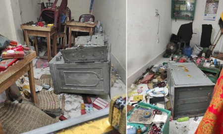 ভাঙ্গুড়ায় নৈশ প্রহরীকে বেঁধে রেখে ৪ জুয়েলারি দোকানে ডাকাতি