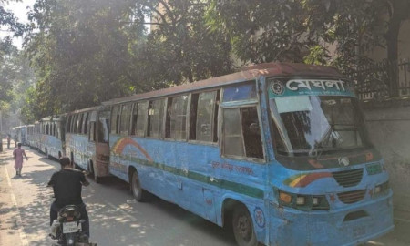 হাফ ভাড়া বিতণ্ডায় আহত ঢাকা কলেজ শিক্ষার্থী, ১৩ বাস আটক