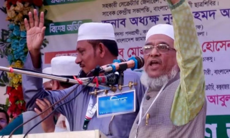 জামায়াতের প্রার্থীর নির্বাচনী প্রচারণায় বিএনপির প্রার্থী