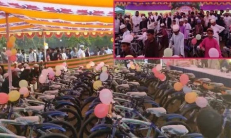  টানা ৪০ দিন ফজরের জামাতে অংশ নেওয়ায় ৩৭ শিশু-কিশোরকে সাইকেল উপহার
