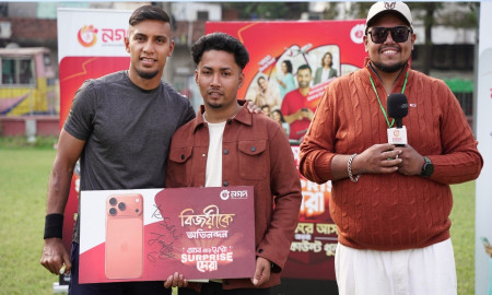 নগদে লেনদেন করে আইফোন-১৭ প্রো জিতলেন সানি