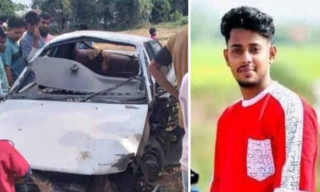 হবিগঞ্জে প্রাইভেটকার নিয়ন্ত্রণ হারিয়ে গাছে ধাক্কা, যুবক নিহত