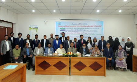 বাকৃবি সাংবাদিক সমিতির সদস্যদের বার্ষিক প্রশিক্ষণ কর্মশালার উদ্বোধন 