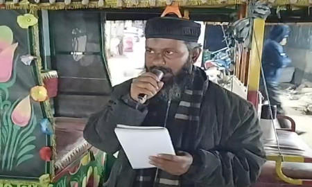 হাদিকে গুলির প্রতিবাদ সভায় কেউ না এলেও একাই এক ঘন্টা বক্তব্য দিলেন এনসিপি নেতা