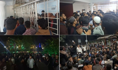 চবির প্রশাসনিক ভবনে তালা, ছাত্রদল-বামদের সঙ্গে শিবিরের মুখোমুখি অবস্থান