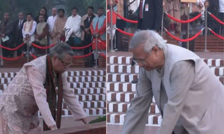 বিজয় দিবসে বীর শহীদদের প্রতি শ্রদ্ধা জানালেন রাষ্ট্রপতি ও প্রধান উপদেষ্টা