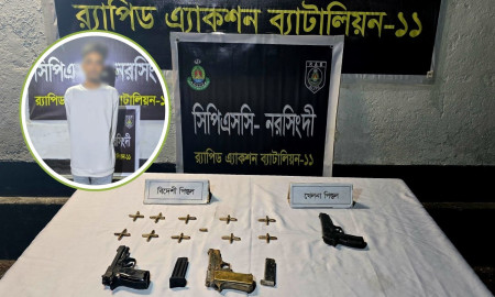 হাদিকে গুলির ঘটনায় ব্যবহৃত অস্ত্র যেভাবে উদ্ধার করল র‌্যাব