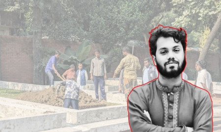 দাফনের জন্য হাদির মরদেহ নেওয়া হচ্ছে ঢাবিতে