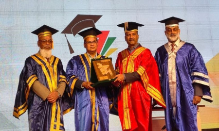 উৎসবমুখর পরিবেশে স্টেট ইউনিভার্সিটির সপ্তম সমাবর্তন শুরু