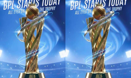 দুবাই থেকে আসছে সাড়ে ৩০ লাখ টাকার বিপিএল ট্রফি