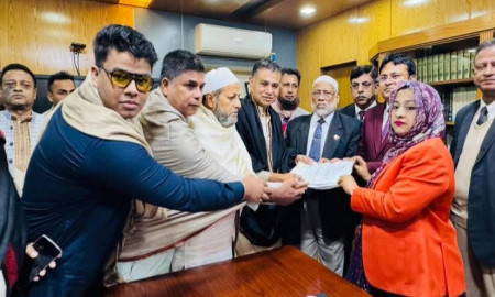 ব্রাহ্মণবাড়িয়া-৩ আসনে মনোনয়ন দাখিল করলেন বিএনপির প্রার্থী