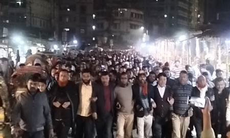 আওয়ামী সিন্ডিকেটের বিরুদ্ধে রাজধানীতে ব্যবসায়ীদের বিক্ষোভ 