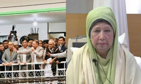 নয়াপল্টনে সাড়ে তিনঘন্টা অফিস করে মাকে দেখতে এভারকেয়ারে তারেক রহমান