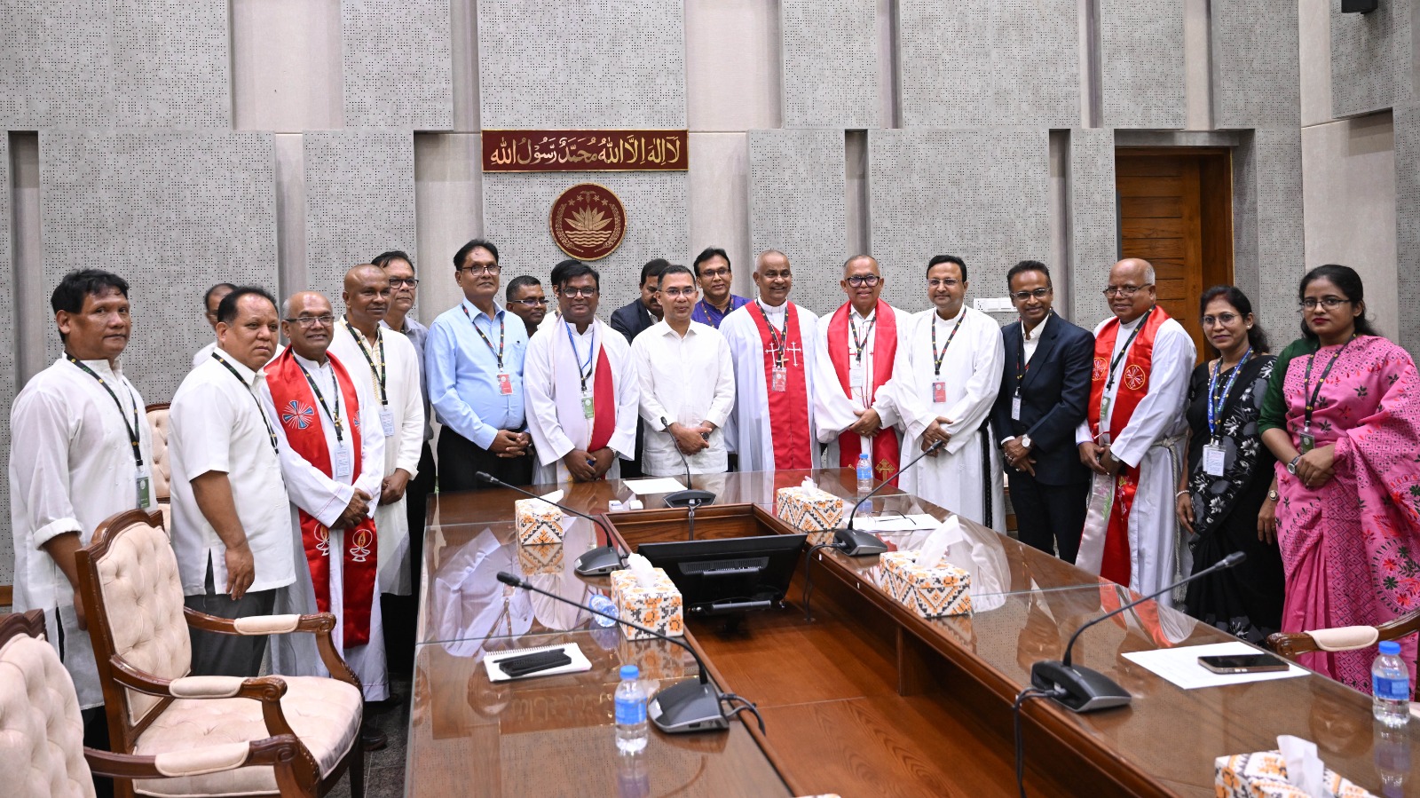 ইস্টার সানডে উপলক্ষে প্রধানমন্ত্রীর সাথে সাক্ষাতে প্রতিনিধি দল