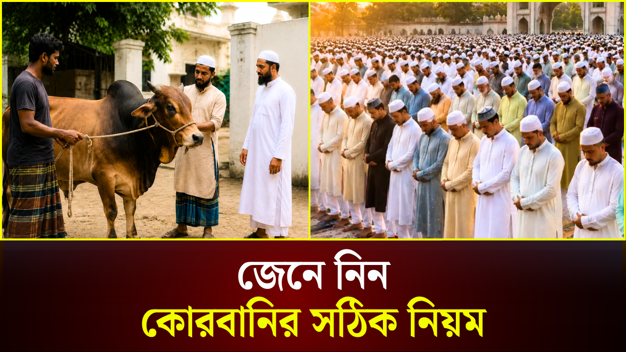 জেনে নিন কোরবানির সঠিক নিয়ম 