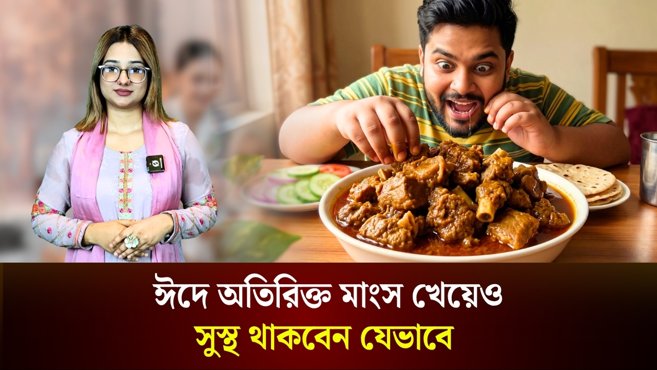 ঈদে অতিরিক্ত মাংস খেয়েও সুস্থ থাকবেন যেভাবে 