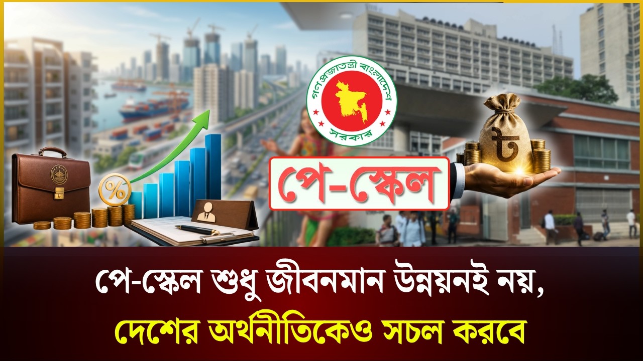 পে-স্কেল শুধু জীবনমান উন্নয়নই নয়, দেশের অর্থনীতিকেও সচল করবে